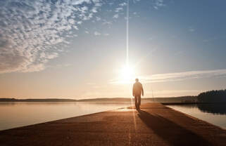 Walking on Beach
