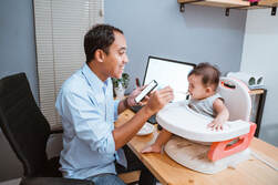 Multitasking Dad