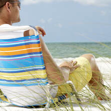 Relaxing on Beach