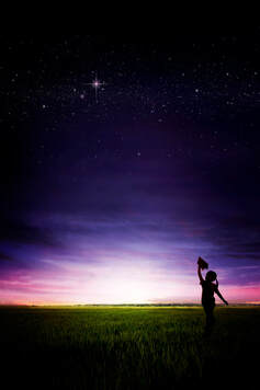Child under Stars